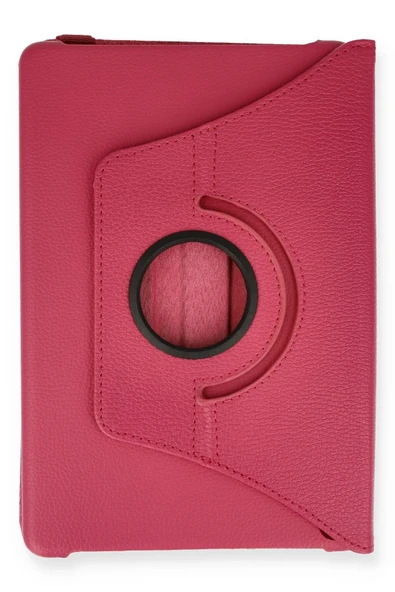 Lenovo Tab M10 TB328FU Kılıf 360 Tablet Deri Kılıf - Pembe-(5796) - Resim 2