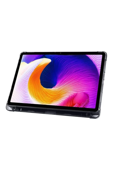 Xiaomi Redmi Pad SE 4G Kılıf Kalemlikli Mars Tablet Kılıfı - Siyah-(5796) - Resim 2