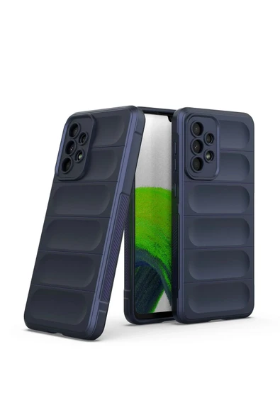 Samsung Galaxy A33 5G Kılıf Optimum Silikon - Lacivert-(5796) - Resim 2