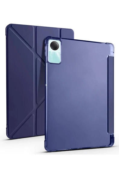 Xiaomi Redmi Pad SE 4G Kılıf Kalemlikli Mars Tablet Kılıfı - Lacivert-(5796) ürün görseli 1