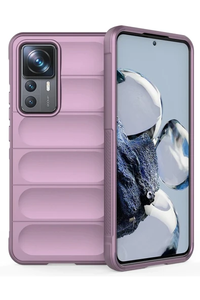 Xiaomi Mi 12T Pro Kılıf Optimum Silikon - Mor-(5796) ürün görseli 1