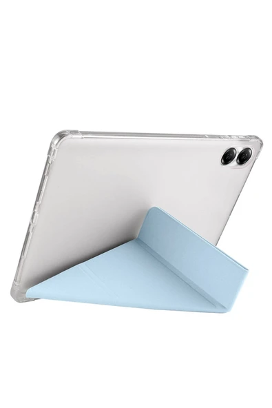 Huawei Honor Pad X9 11.5 Kılıf Kalemlikli Mars Tablet Kılıfı - Mor-(5796) - Resim 2