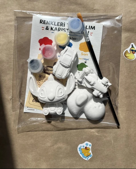 Eğitici Boyama Aktivite Seti 3’lü (Erkek Modelleri) - Resim 9