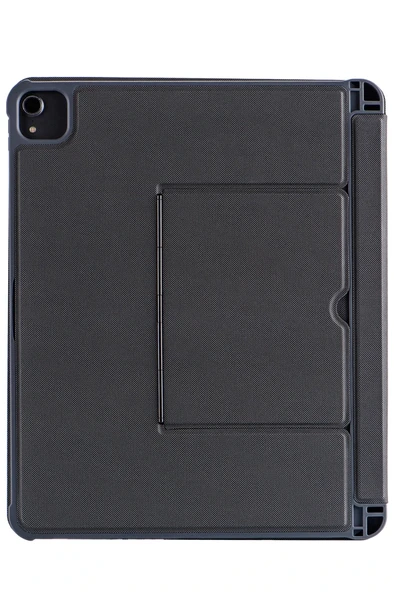 T5509D iPad Pro 12.9 (2022) Kılıf Palermo Ledli Klavyeli Standlı Tablet Kılıfı - Siyah-(5796) - Resim 2