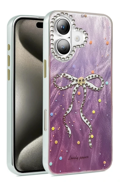 iPhone 16 Plus Kılıf Blade Aynalı Desenli Kapak - Desen 1-(5796) ürün görseli 1