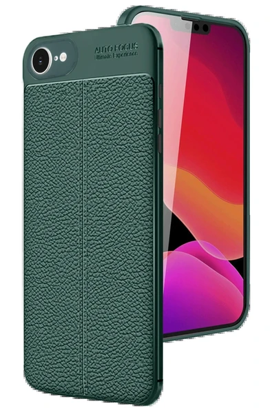 iPhone 16E Kılıf Auto Focus Kapak - Koyu Yeşil-(5796) ürün görseli 1