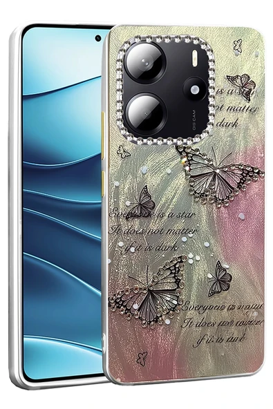 Xiaomi Redmi Note 14 4G Kılıf Blade Aynalı Desenli Kapak - Desen 6-(5796) ürün görseli 1