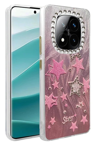 Xiaomi Redmi Note 14 Pro 4G Kılıf Blade Aynalı Desenli Kapak - Desen 7-(5796) ürün görseli 1