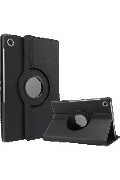 Lenovo Tab M10 TB311FU Kılıf 360 Tablet Deri Kılıf - Siyah-(5796) - Resim 2