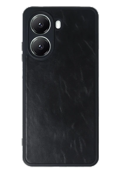 Xiaomi Poco X7 Pro Kılıf Aras Deri Kapak - Siyah-(5796) - Resim 2