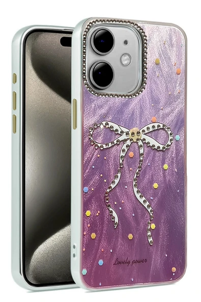 iPhone 12 Kılıf Blade Aynalı Desenli Kapak - Desen 1-(5796) ürün görseli 1