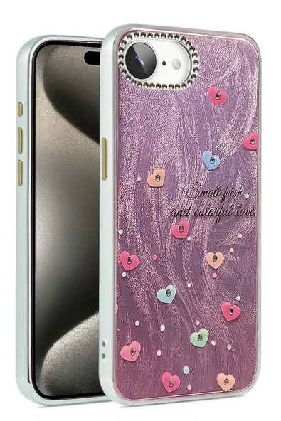 iPhone 16E Kılıf Blade Aynalı Desenli Kapak - Desen 8-(5796) ürün görseli 1