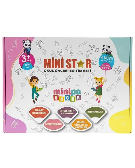 Mini Star Okul Öncesi Eğitim Seti Minipa Çocuk ürün görseli 1