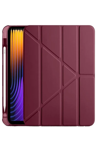 Xiaomi Pad 7 Pro Kılıf Kalemlikli Mars Tablet Kılıfı - Mor-(5796) ürün görseli 1