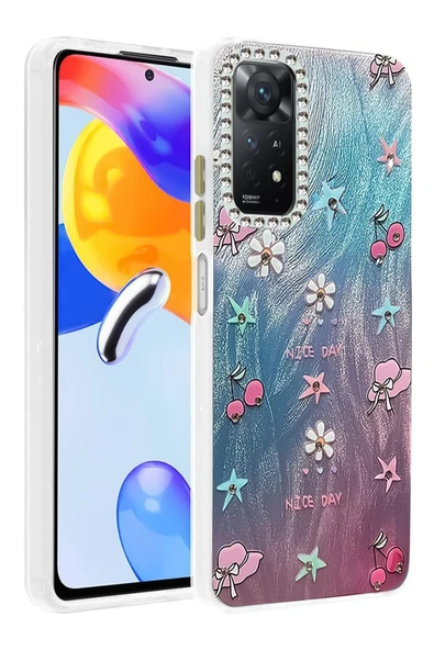 Xiaomi Redmi Note 12 Pro 4G Kılıf Blade Aynalı Desenli Kapak - Desen 4-(5796) ürün görseli 1