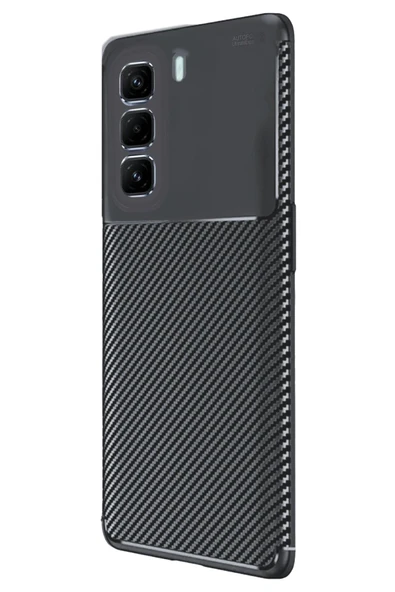 İnfinix Hot 50 Pro Plus 4G Auto Focus Karbon Kapak - Siyah-(5796) ürün görseli 1