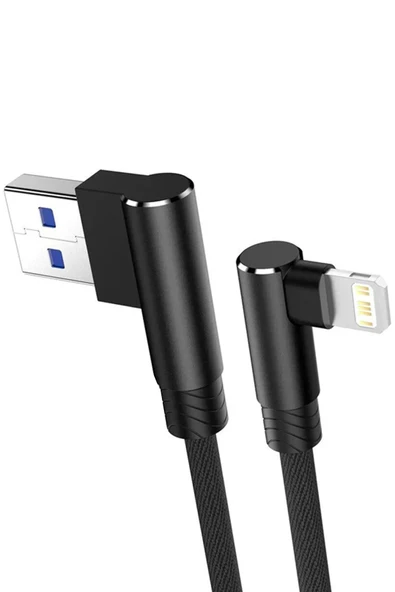 USB to Lightning 3M 2.4A Kablo - Siyah-(5796) - Resim 2