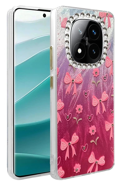 Xiaomi Redmi Note 14 Pro 4G Kılıf Blade Aynalı Desenli Kapak - Desen 3-(5796) ürün görseli 1