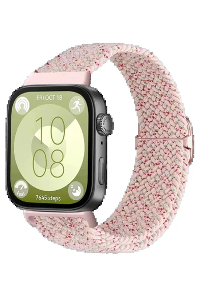 Huawei Fit 4 Star Kordon - Benekli Pudra-(5796) ürün görseli 1