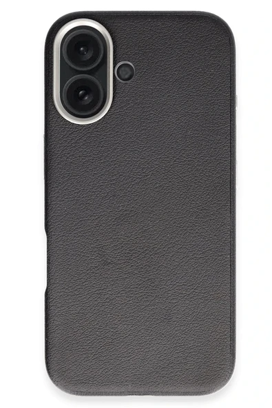 iPhone 16 Wonder Deri Magsafe Kapak - Siyah-(5796) ürün görseli 1