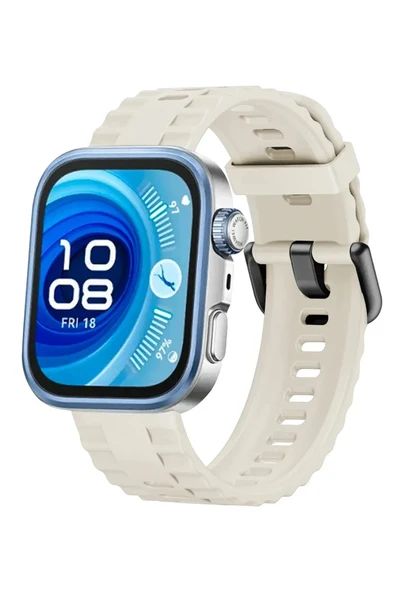 Huawei Watch Fit 3 Klasik Kordon - Bej-(5796) ürün görseli 1