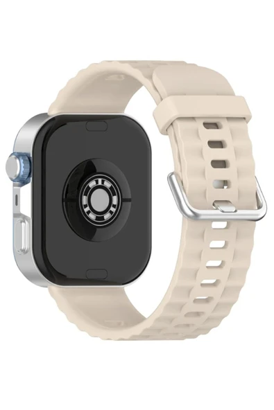 Huawei Watch Fit 3 Klasik Kordon - Krem-(5796) - Resim 2