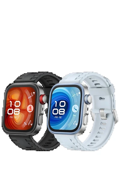 Huawei Fit 4 Nova Silikon Kordon - Açık Mavi-(5796) - Resim 2