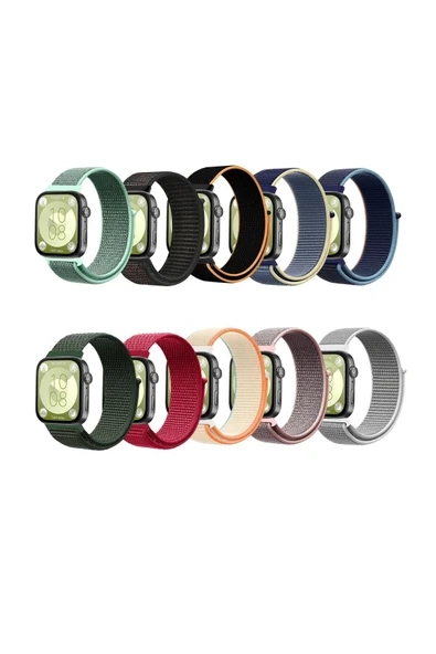 Huawei Fit 4 Hasırlı Cırtcırtlı Kordon - Beyaz-(5796) - Resim 3