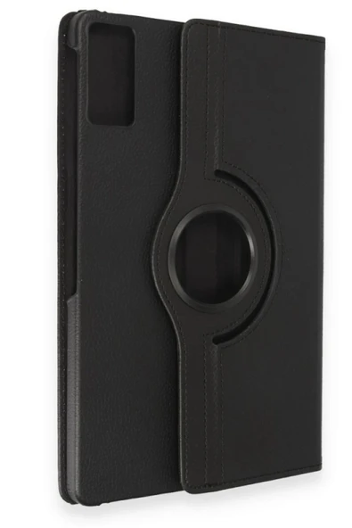Samsung Galaxy T550 Tab A 9.7 Kılıf 360 Tablet Deri Kılıf - Siyah-(5796) - Resim 2