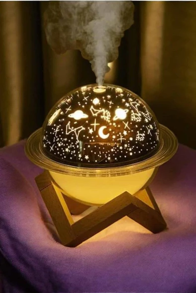 Aromaterapi Hava Nemlendirici Masa ve Gece Lambası - Resim 5