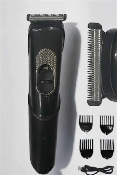 Saç Sakal Lazer Epilasyon Öncesi Tüy Kısaltma Makinesi Unısex 4 Taraklı - Resim 4