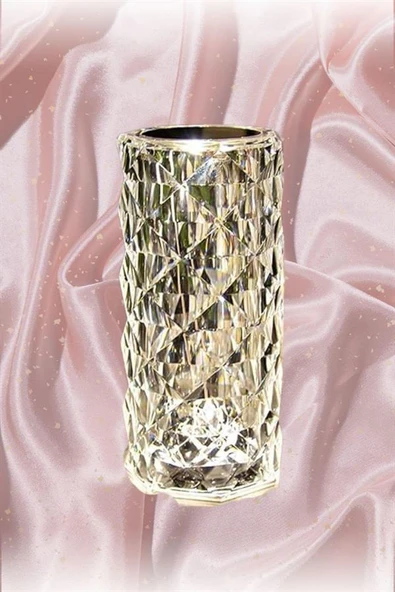 Sevgililer Günü İçin Hediye Kristal Lamba Sevgiliye Hediye USB Şarjlı Gece Lambası - Resim 4