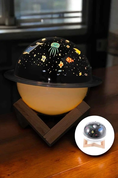 Aromaterapi Hava Nemlendirici Masa ve Gece Lambası - Resim 3