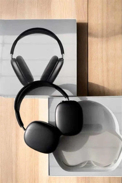 P9 Plus Kulaklık Siyah Bluetooth Bağlantılı Kulak Üstü Kablosuz ANC Özelliği - Resim 3