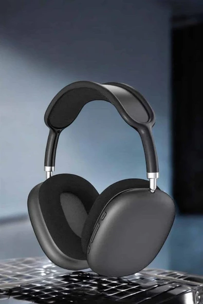 P9 Plus Hi-fi Ses Kalitesi Ayarlanabilir Mikrofonlu Bluetooth Kulaklık Siyah - Resim 5
