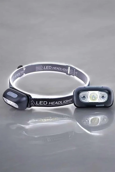 Kamp Lambası Led Işık Kafa Lambası Balıkçı Lambası Ayarlanabilir - Resim 4