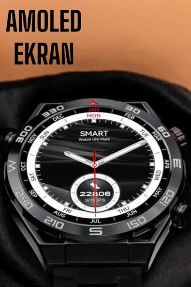 Akıllı Saat Yeni Nesil 2024 Model Metal Kordonlu Bluetooth Bağlantılı ürün görseli 1