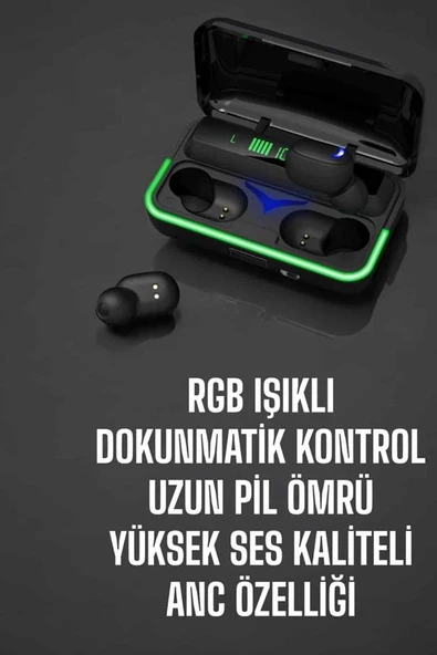 Bluetooth Kulaklık Powerbankli Yüksek Ses Kaliteli Şarj Göstergeli ürün görseli 1