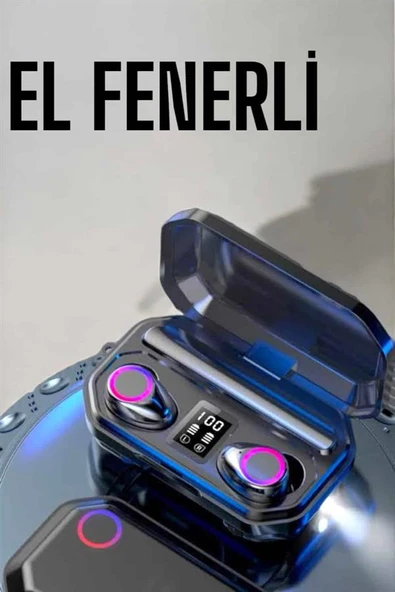 Kablosuz Bluetooth Kulaklık Dijital Göstergeli Uzun Pil Ömrü - Resim 3