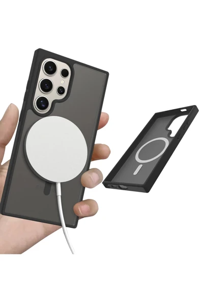 Samsung Galaxy S25 Ultra Jota Magsafe Kapak - Çöl Titanyum-(5796) - Resim 3
