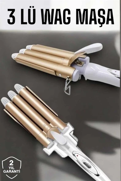 Wag Maşa Yüksek Isı Ayarlı Su Dalga Maşası ürün görseli 1