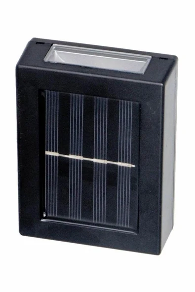 Dekoratif Duvar Lambası Solar Güneş Enerjili Bahçe Aydınlatması - Resim 5