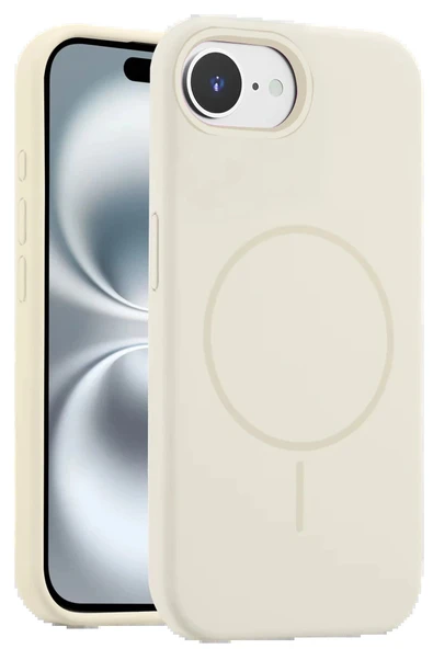 iPhone 16E Kılıf Jully Magsafe Kapak - Pudra-(5796) ürün görseli 1