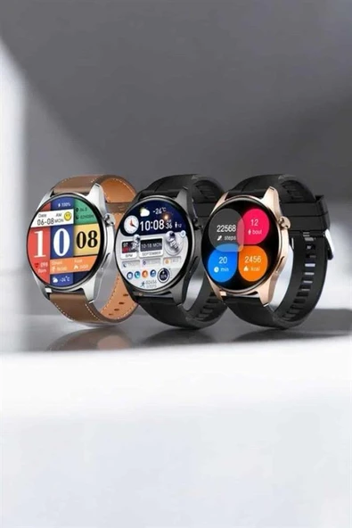 Akıllı Saat Bluetooth Bağlantılı Amoled Ekran Uyku ve Sağlık Takibi - Resim 3