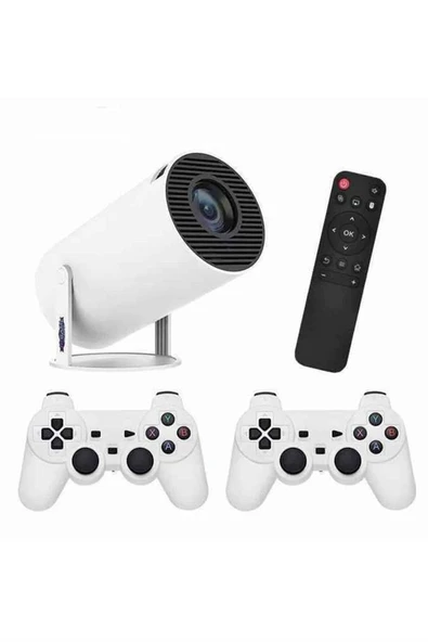 Ayaklı Oyun Projeksiyonu Çift Kollu Taşınabilir Sinema Projektörü - Resim 3