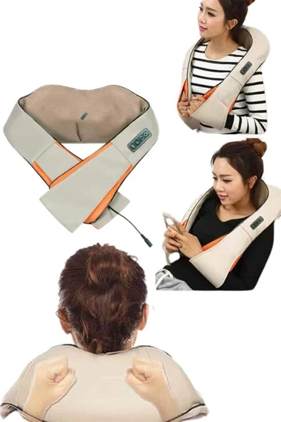Ovmalı, Boyun Sırt İnsan Eli Hissi Veren Şarjlı Masaj Aleti Masaj Cihazı - Resim 4