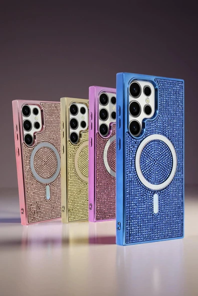 Samsung Galaxy S25 Ultra Helen Magsafe Kapak - Siyah-(5796) - Resim 3