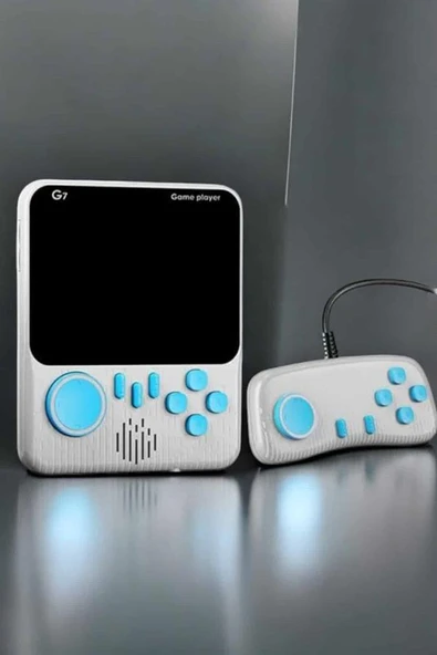 Mini Atari El Atarisi 3.5 inç Ekran Çift Konsol 666 Adet Retro Oyun Gameboy El Atarisi - Resim 4