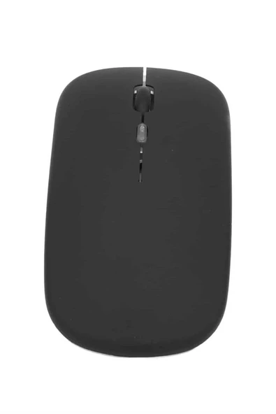 Siyah Wireless Kablosuz Sessiz Mouse Bluetooth Bağlantılı - Resim 5