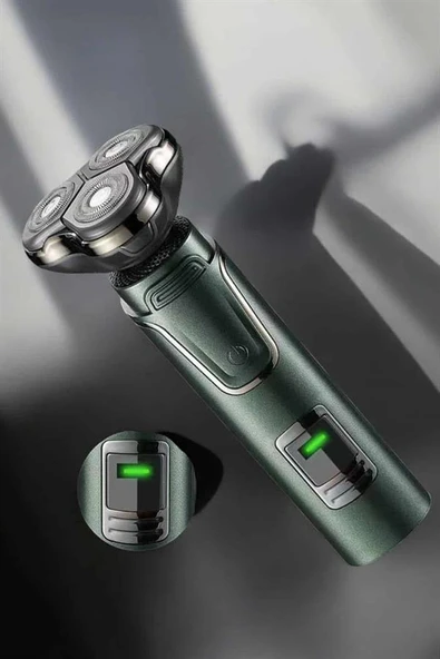 3 Başlıklı Profesyonel Saç ve Sakal Bakım Seti Vücut, Burun ve Kulak Tüy Alma - Resim 4